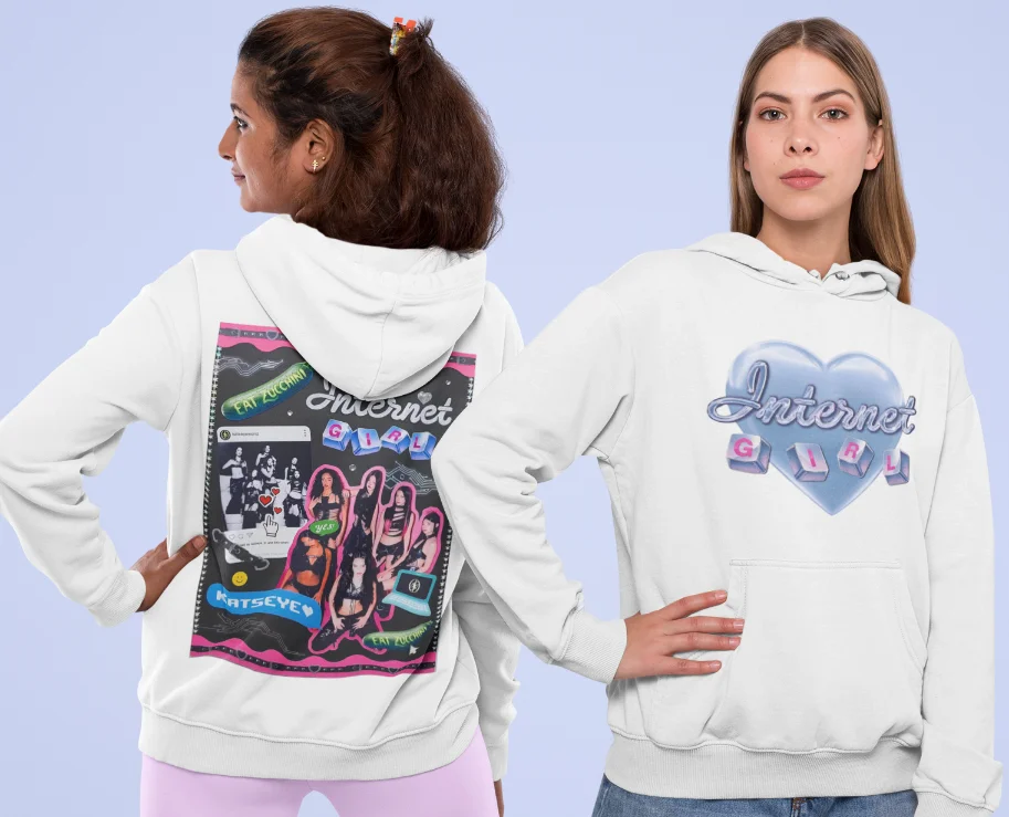 Katseye Internet Girl Hoodie #2 - Image 4